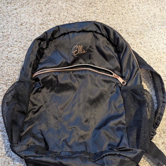 Ellie Handbags - Ellie Black Backpack